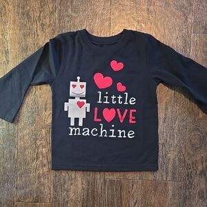 Garanimals Black 'Little Love Machine' Long Sleeve Tee